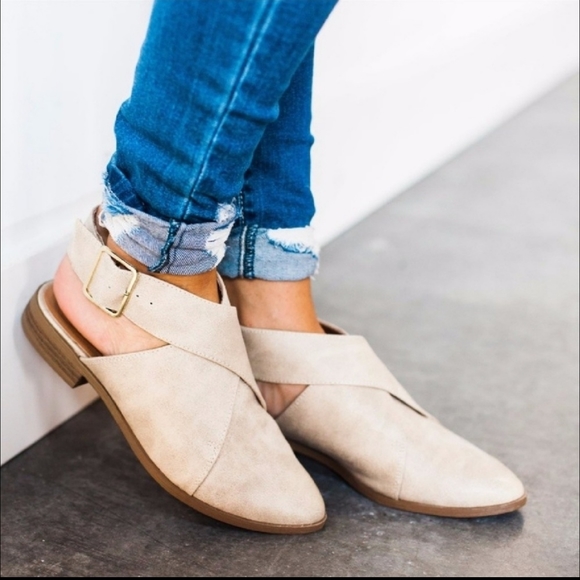 LAST 1! Wrap Buckle Flats - Picture 2 of 3